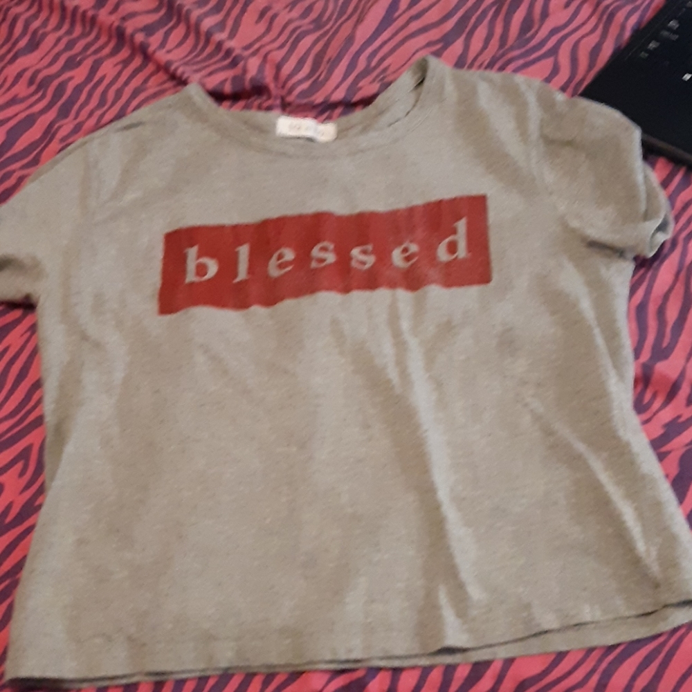 Blessed crop top♡